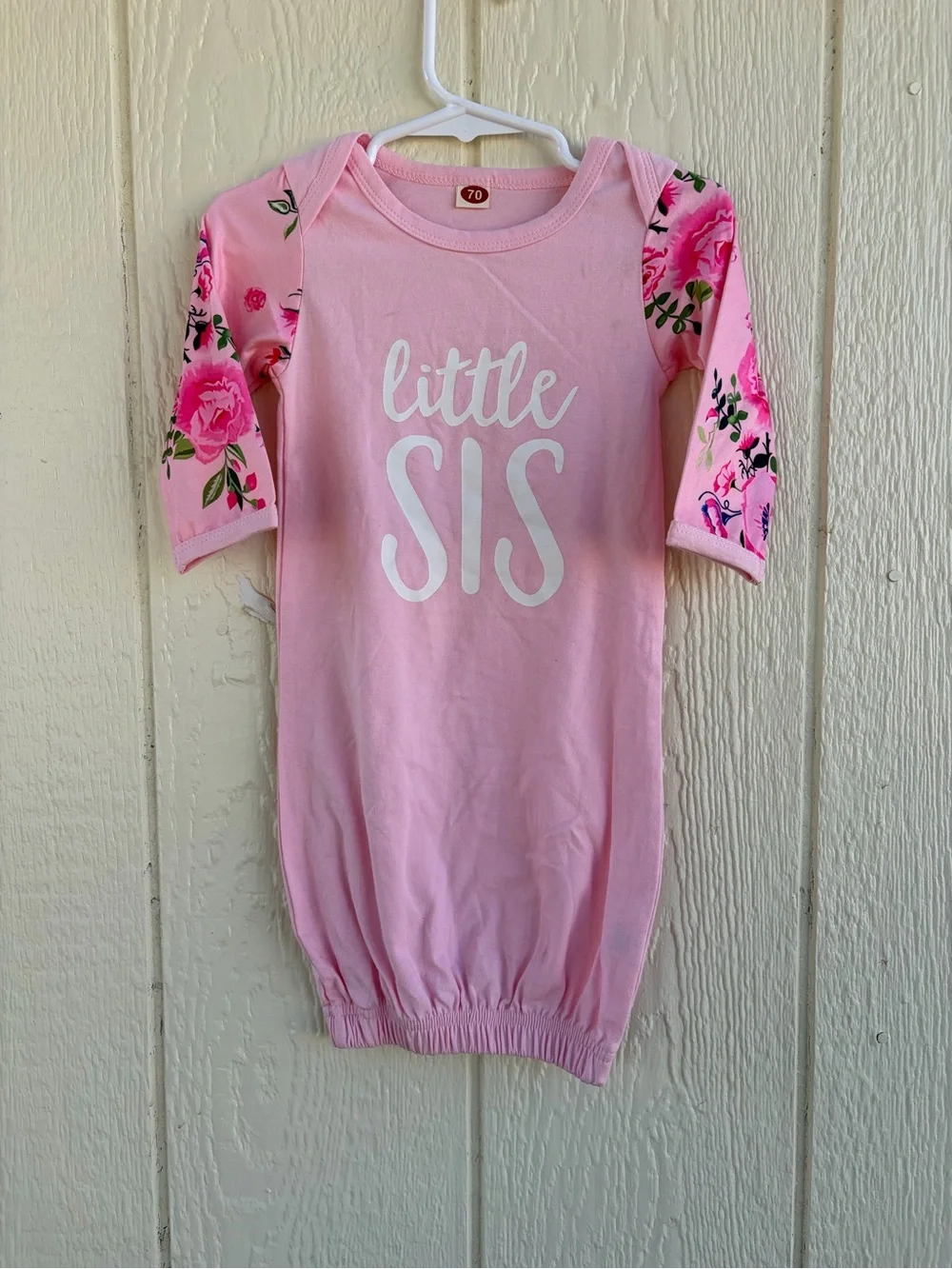 Long-sleeved sleeping bag for baby girls 6/12 Months